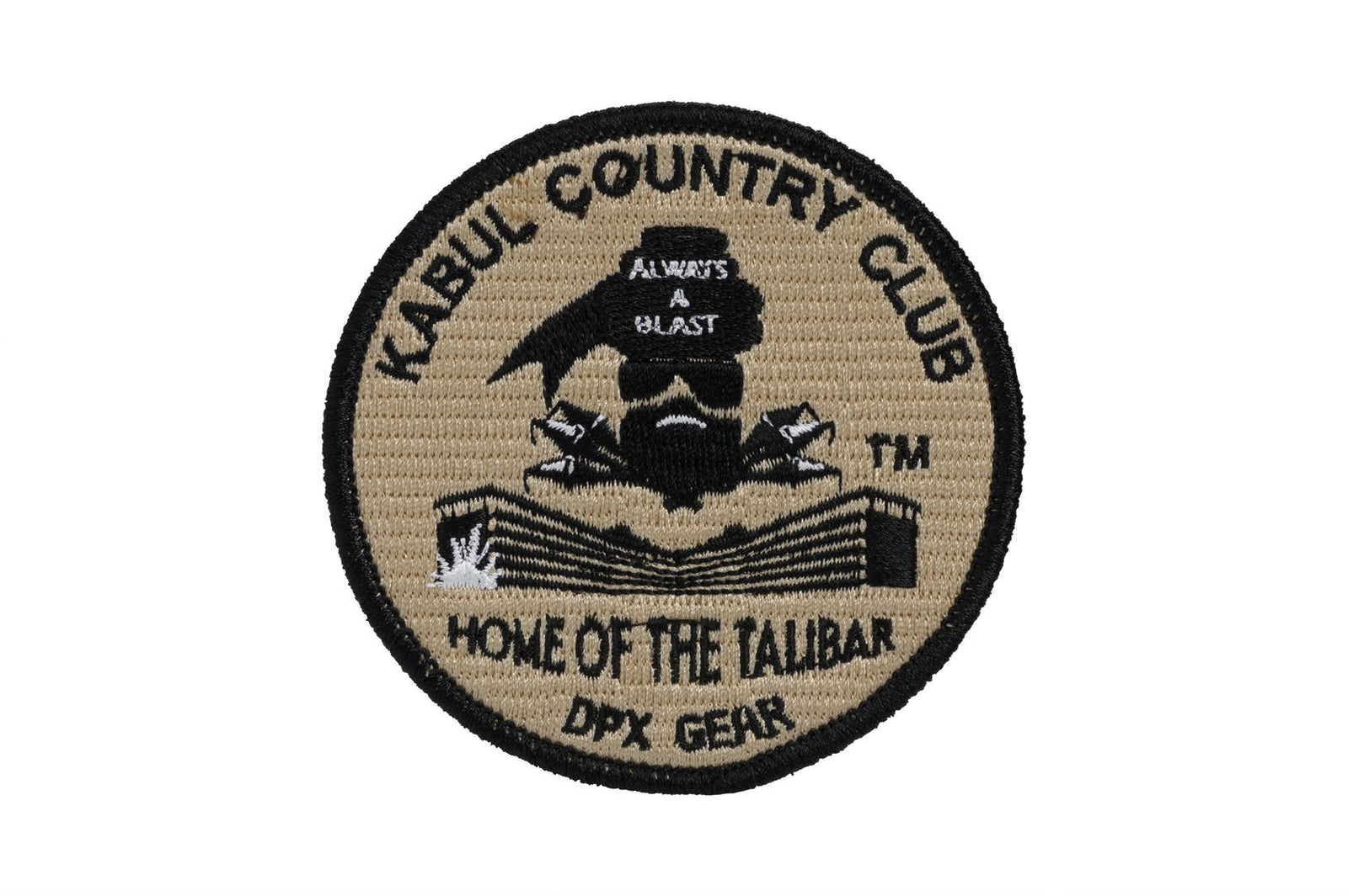 Kabul Country Club™️ 3" Velcro Patch - Desert Tan - DPx Gear Inc.