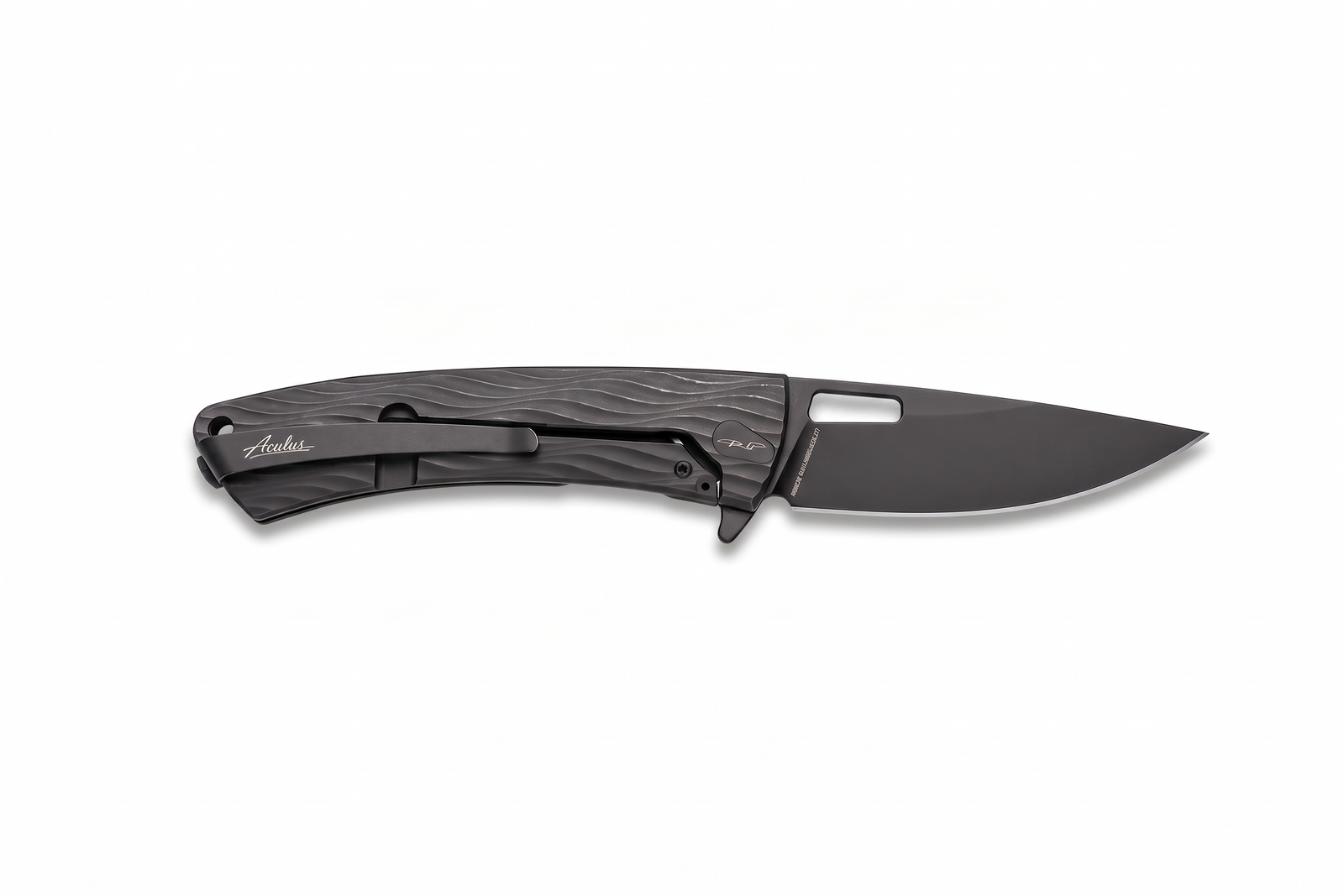 DPx Gear Aculus Flipper MagnaCut Wave Pattern Triple Black