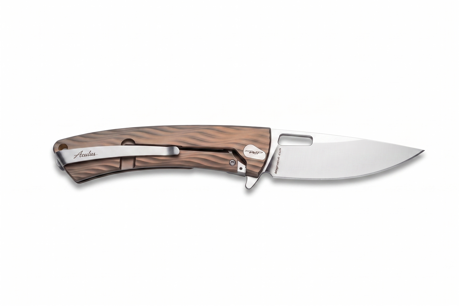 DPx Gear Aculus Flipper MagnaCut Wave Pattern Bronze