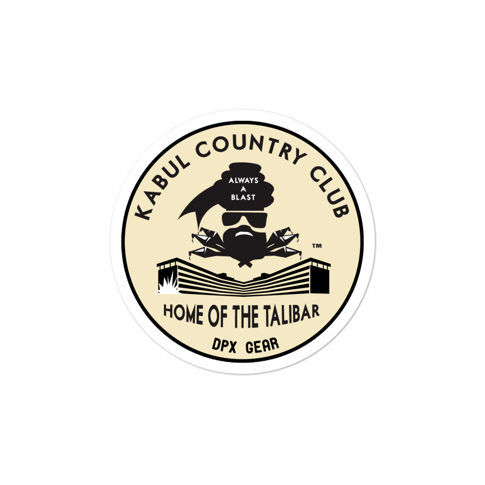 Kabul Country Club Sticker - DPx Gear Inc.