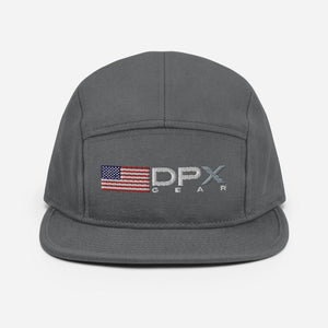 DPx Gear American Flag Logo 5 Panel Camper Hat - DPx Gear Inc.