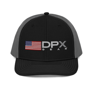 USA Flag Logo Trucker Cap - DPx Gear Inc.