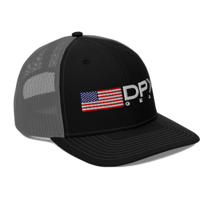 USA Flag Logo Trucker Cap - DPx Gear Inc.
