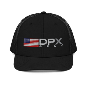 USA Flag Logo Trucker Cap - DPx Gear Inc.