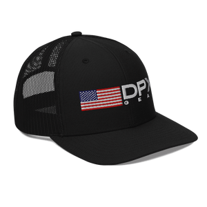 USA Flag Logo Trucker Cap - DPx Gear Inc.