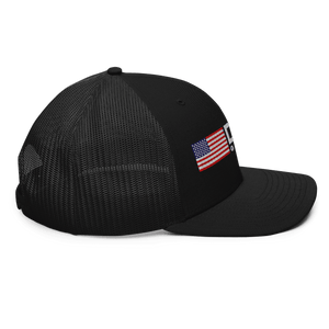 USA Flag Logo Trucker Cap - DPx Gear Inc.