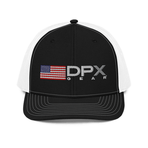 USA Flag Logo Trucker Cap - DPx Gear Inc.