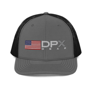 USA Flag Logo Trucker Cap - DPx Gear Inc.
