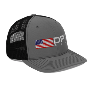 USA Flag Logo Trucker Cap - DPx Gear Inc.