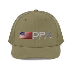 USA Flag Logo Trucker Cap - DPx Gear Inc.